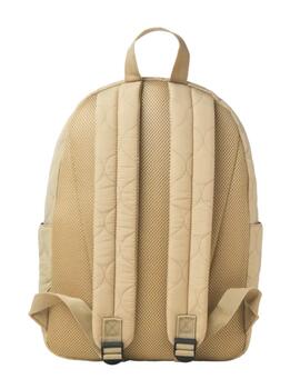 Mochila mediana Jack&Jones beige guateada para hombre