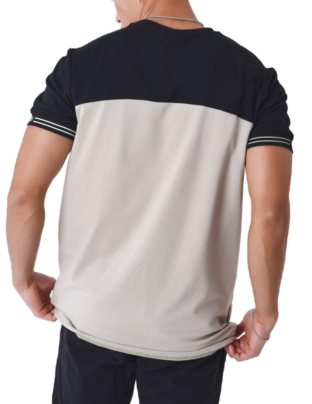 Camiseta Project X Paris Bicolor manga corta para hombre