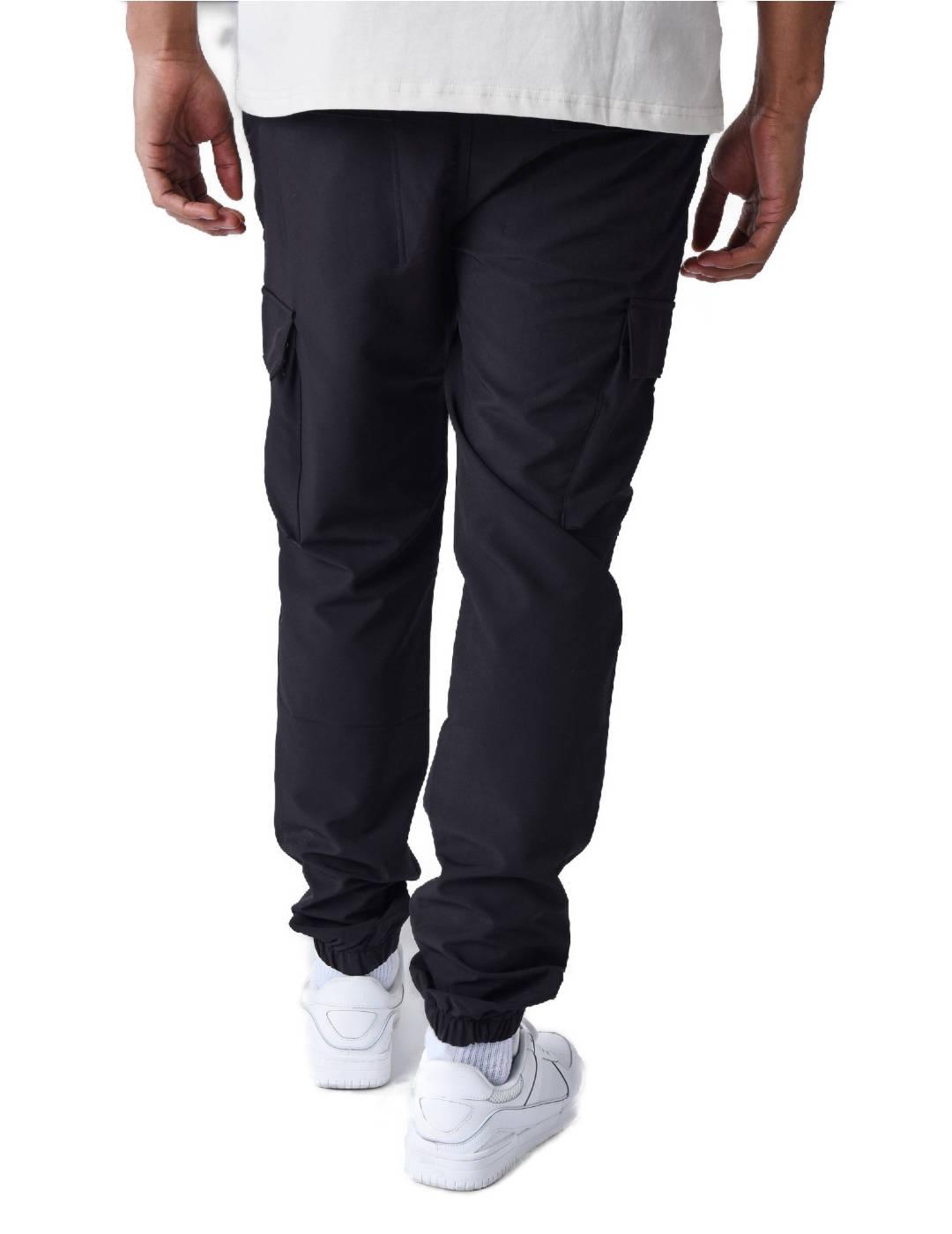 Pantalón Project X Paris técnico negro slim para hombre