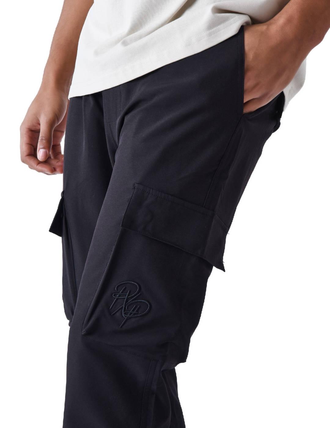 Pantalón Project X Paris técnico negro slim para hombre