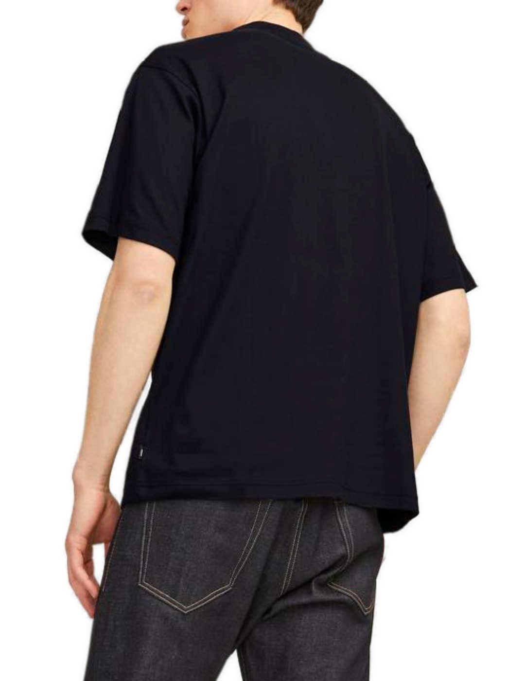 Camiseta Jack&Jones Blachad negra manga corta para hombre