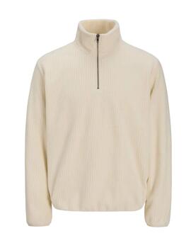 Sudadera Jack&Jones Winter beige sin capucha para hombre