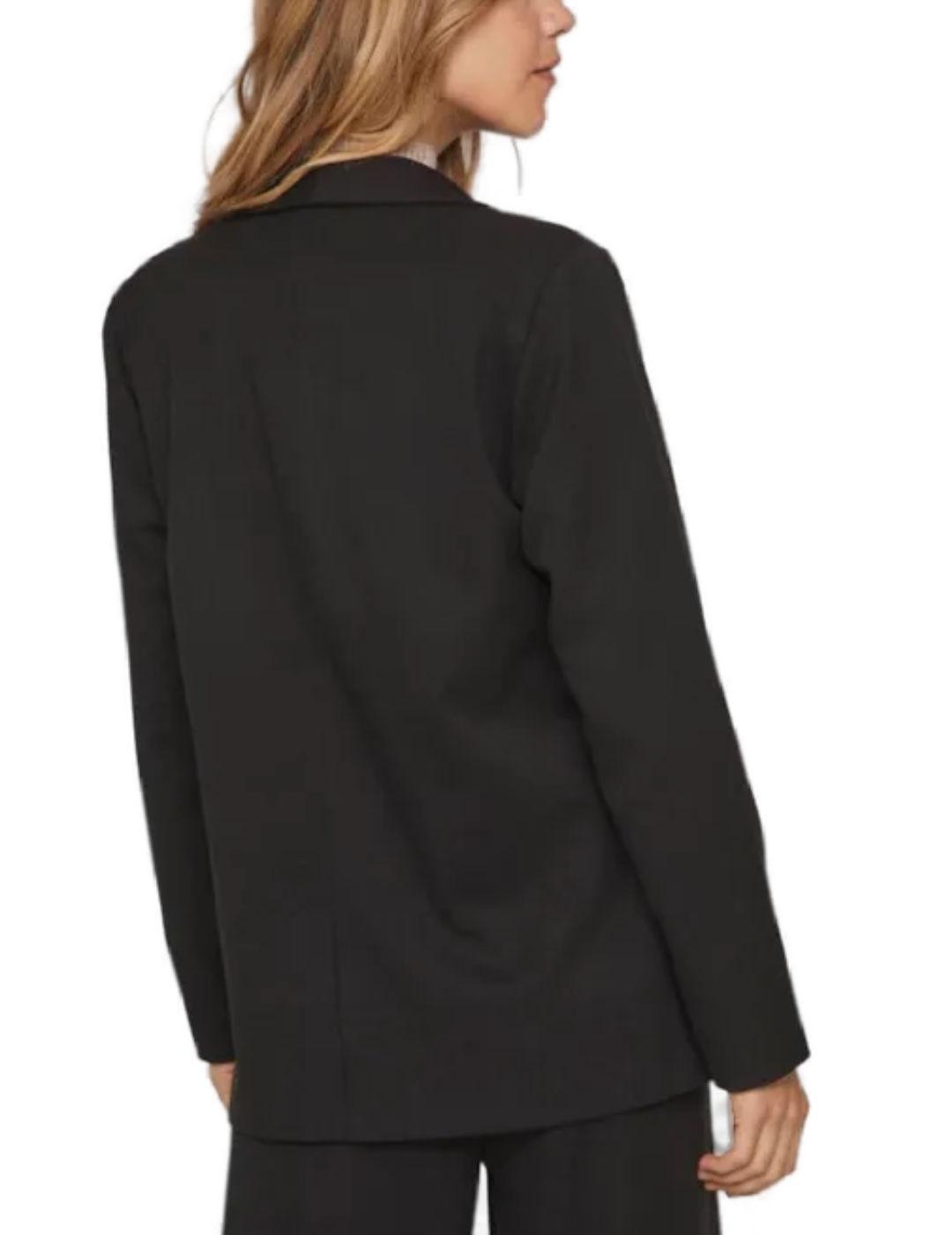 Chaqueta blazer Vila Varone negro regular para mujer