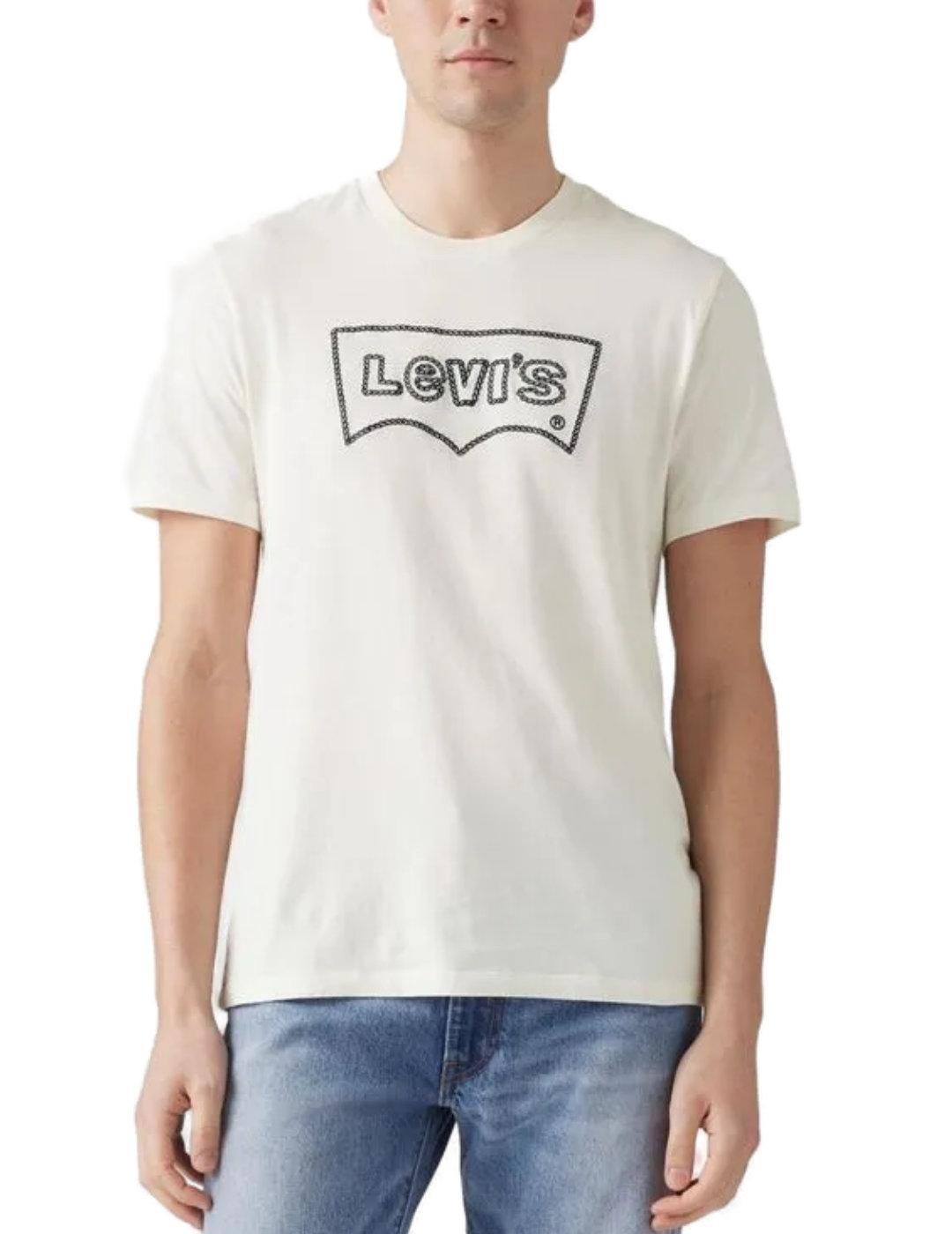 Camiseta Levi´s blanco graphic manga corta para hombre