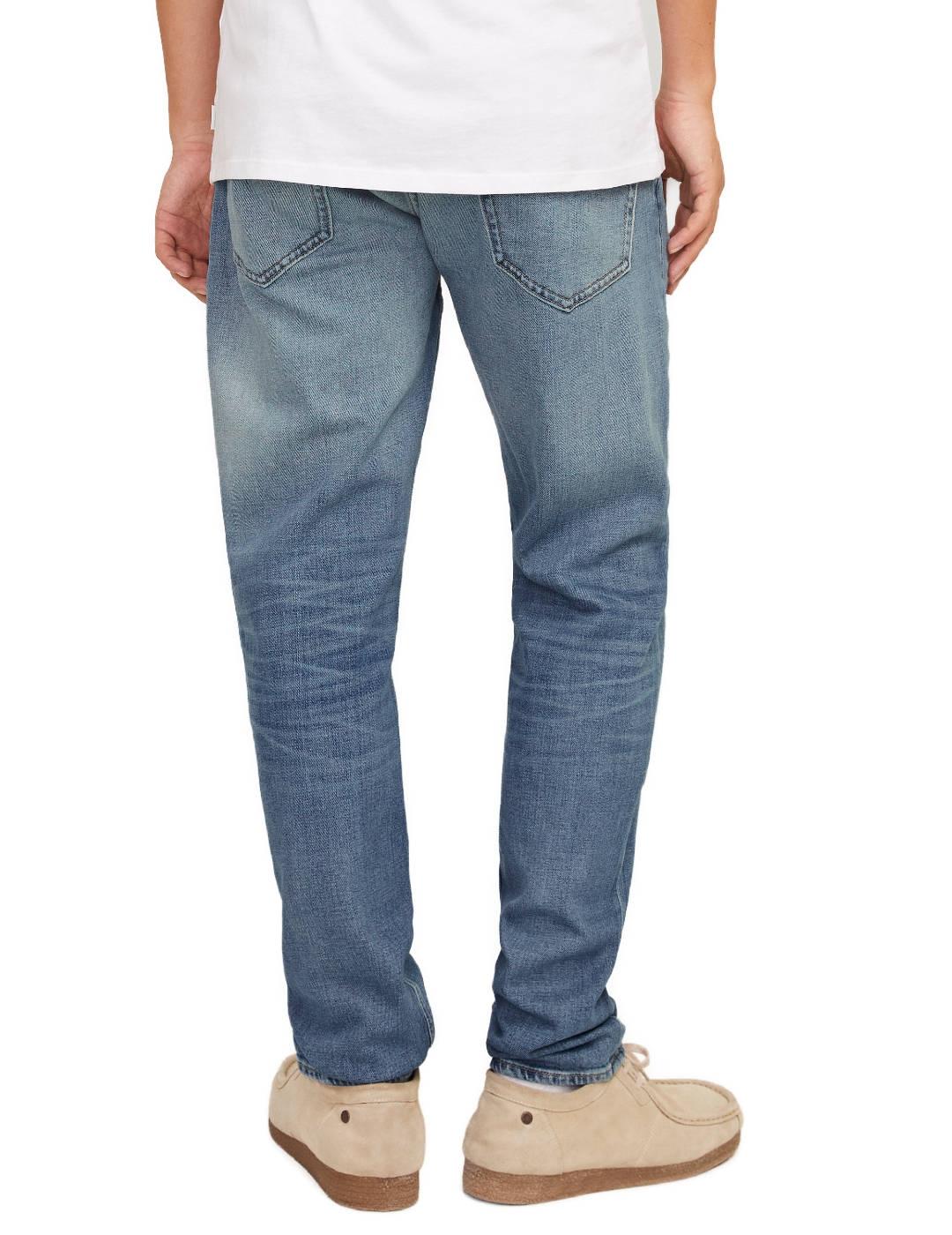 Pantalón vaquero Jack&Jones Mike azul tapered para hombre