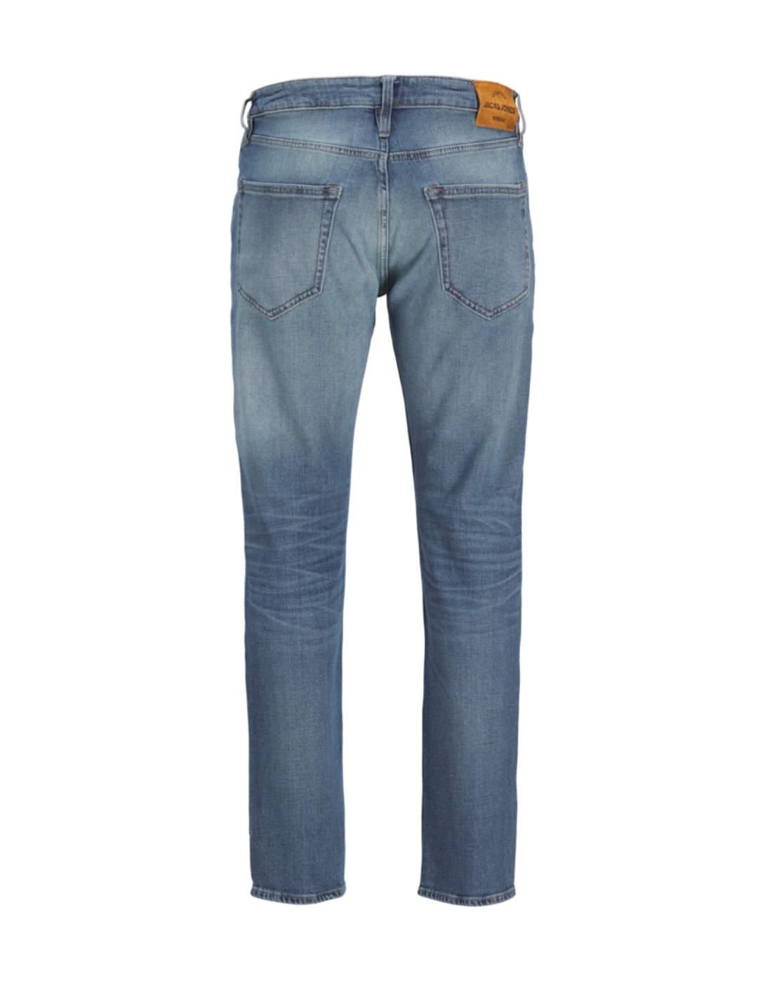 Pantalón vaquero Jack&Jones Mike azul tapered para hombre