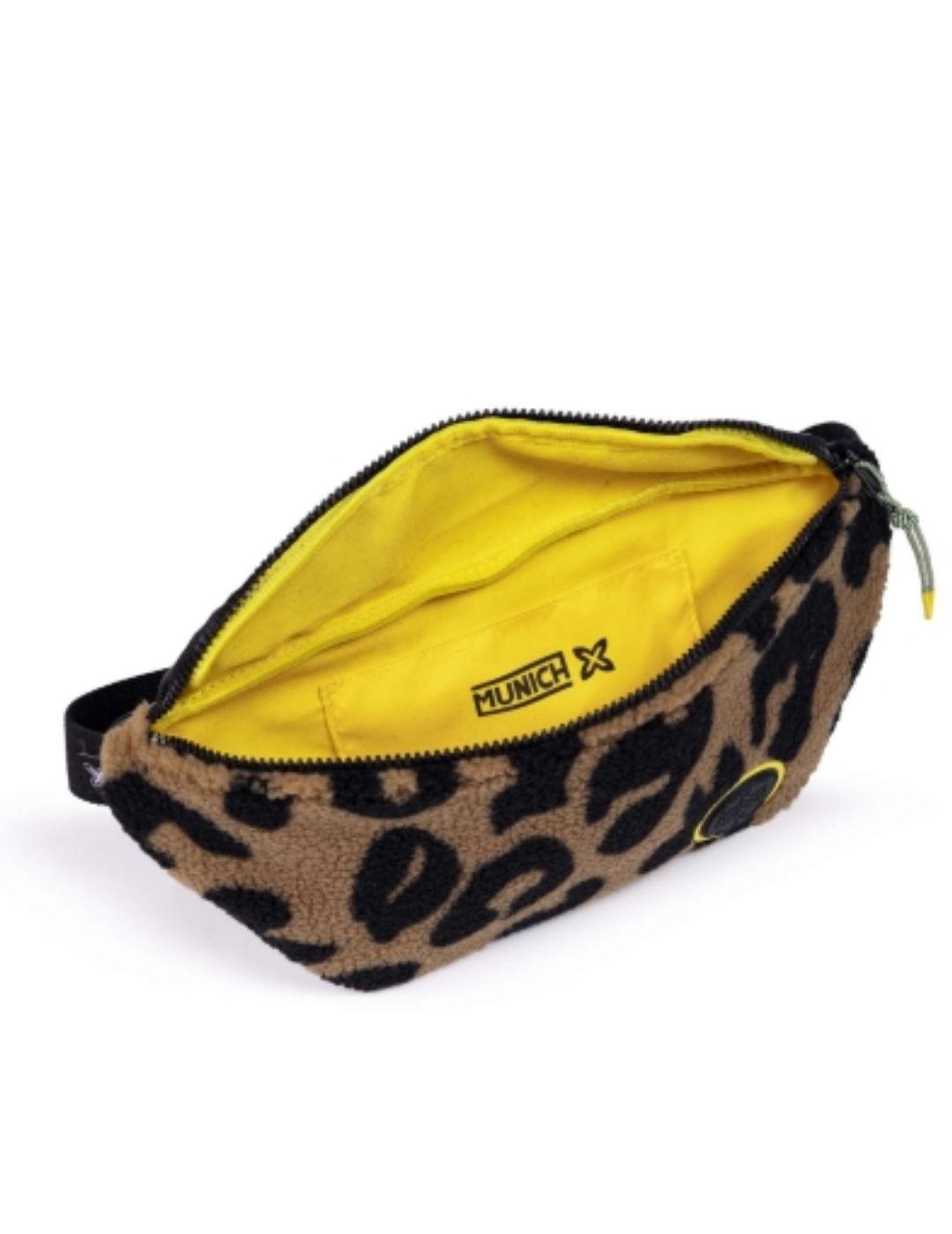 Riñonera Munich Fannypack leopardo borreguillo para mujer