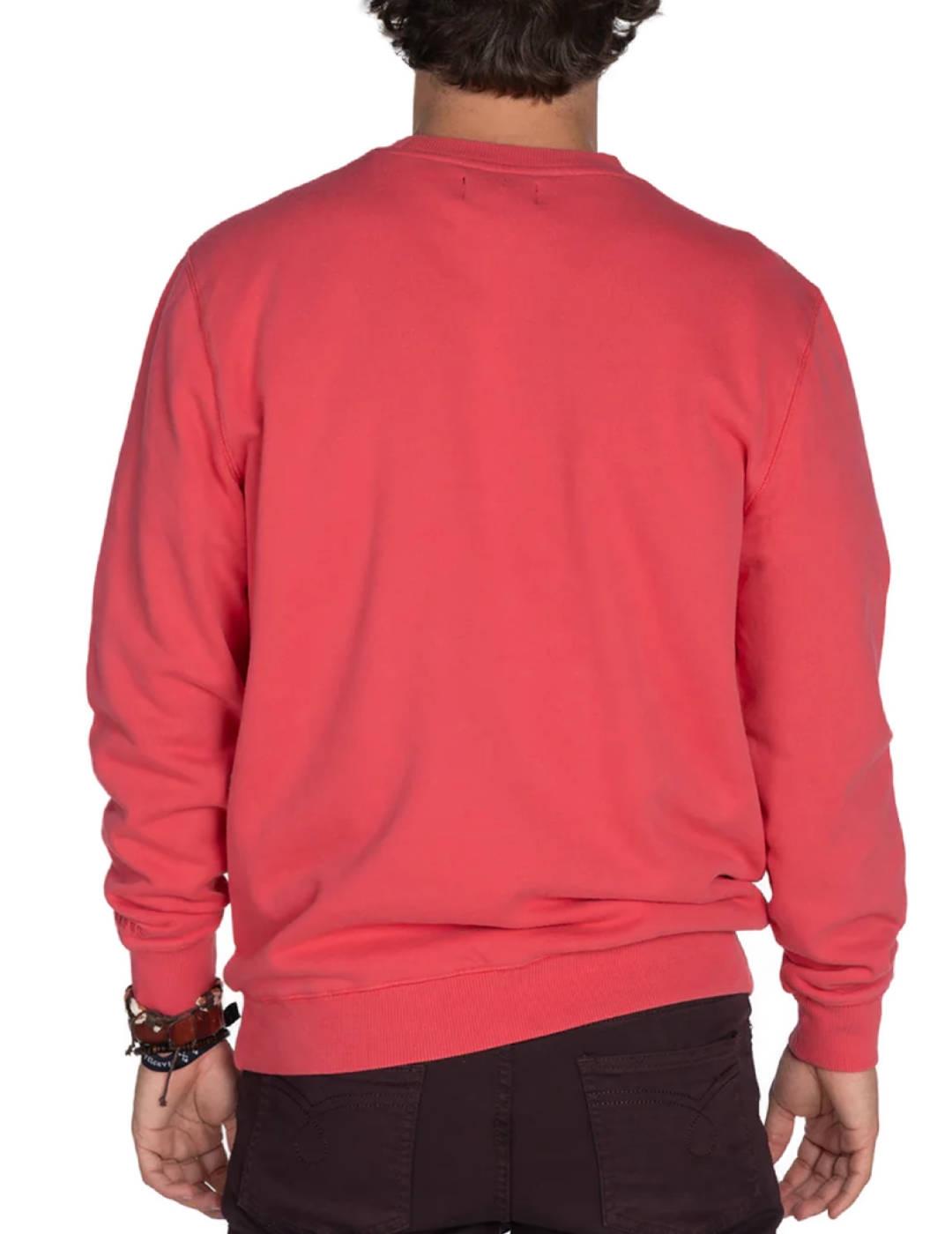 Sudadera Harper&Neyer Brooklyn roja sin capucha para hombre