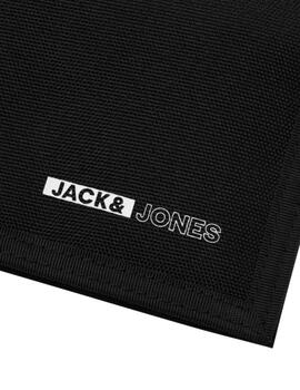 Cartera deportiva Jack&Jones Jacdna negro con velcro hombre