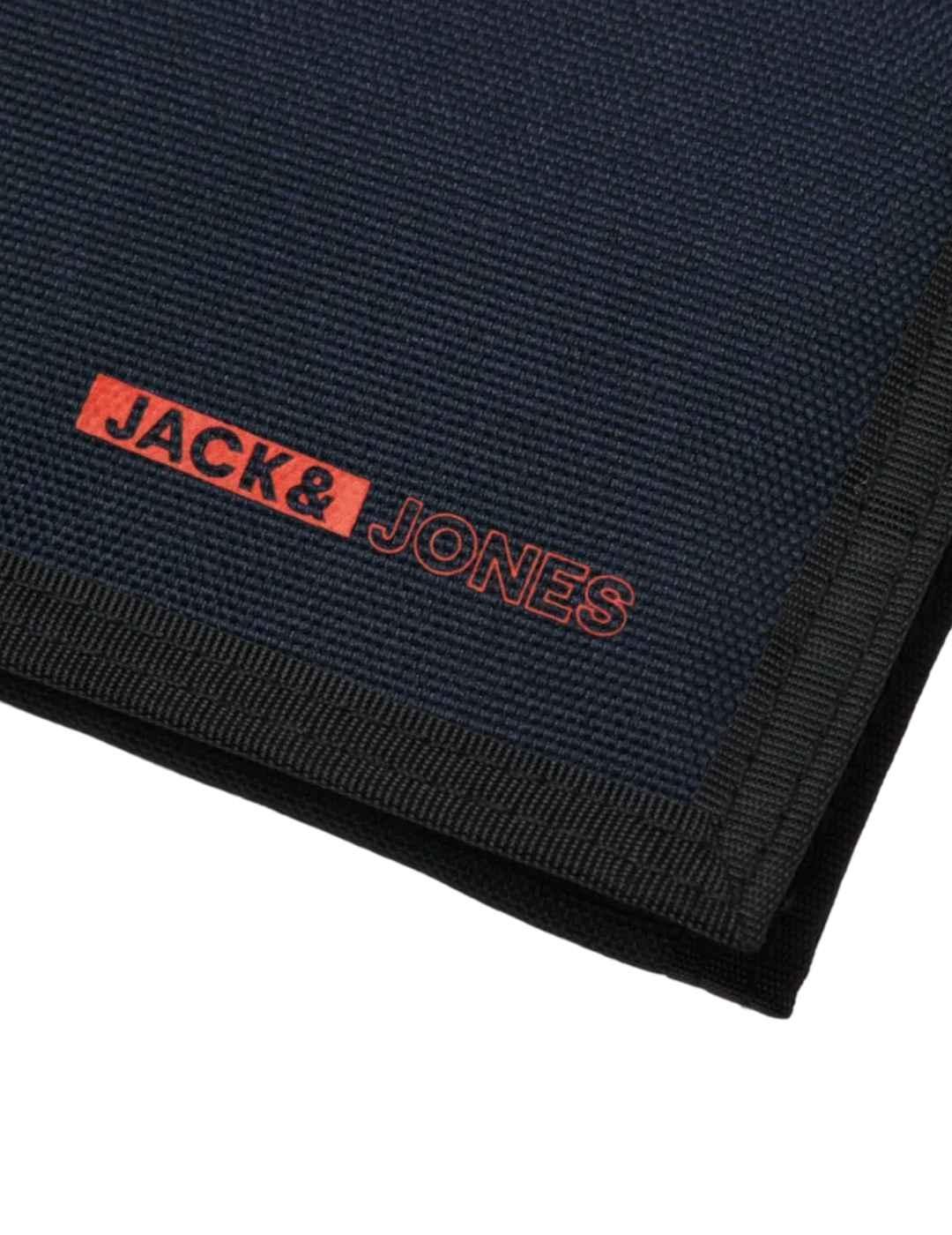 Cartera deportiva Jack&Jones Jacdna marino con velcro hombre