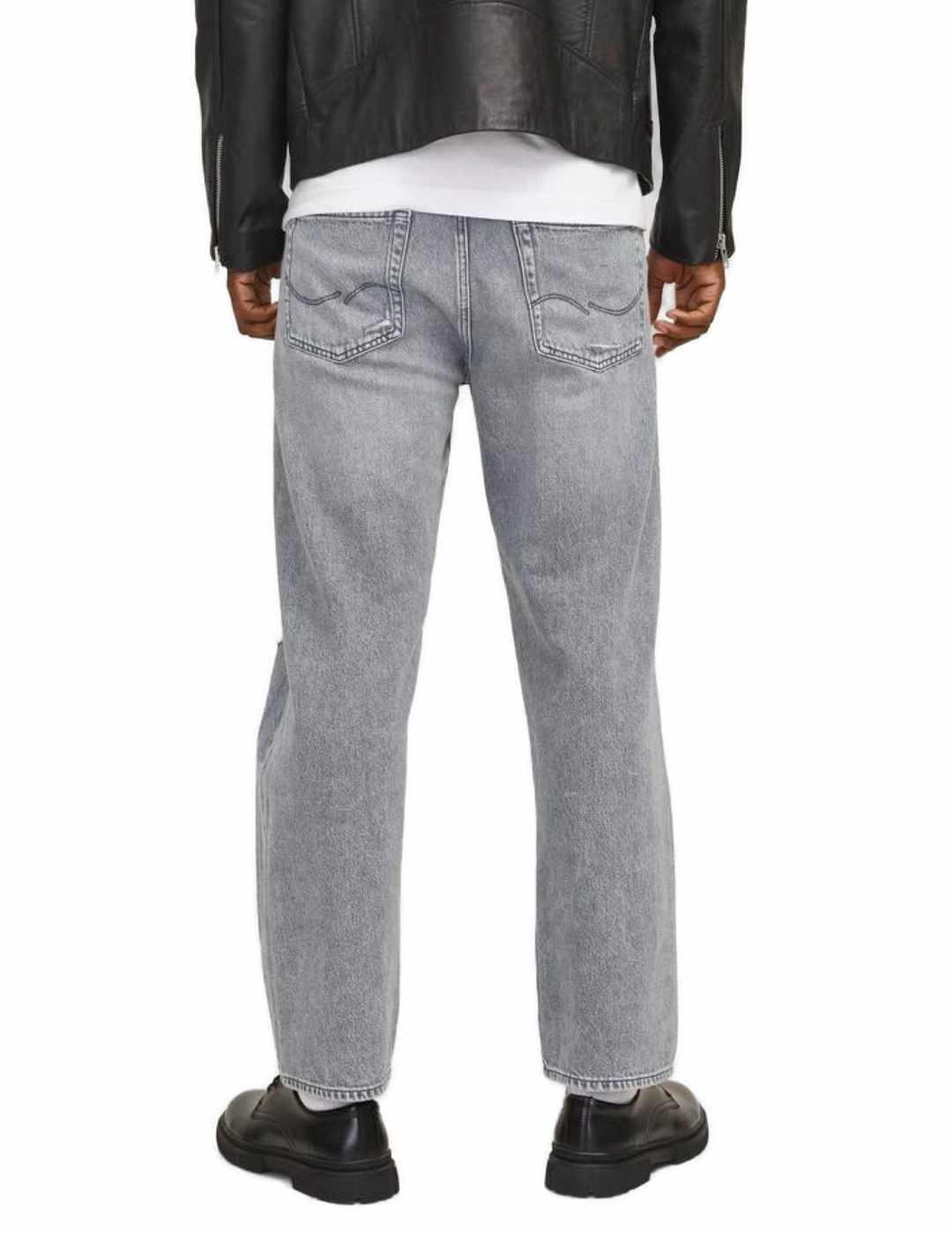 Pantalón vaquero Jack&Jones Eddie gris con rotos hombre