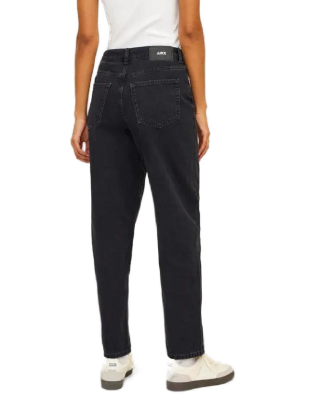 Pantalón vaquero JJXX Lisbon negro mom para mujer