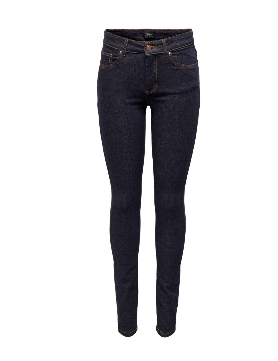 Pantalón vaquero Only Blush Skinny azul oscuro para mujer