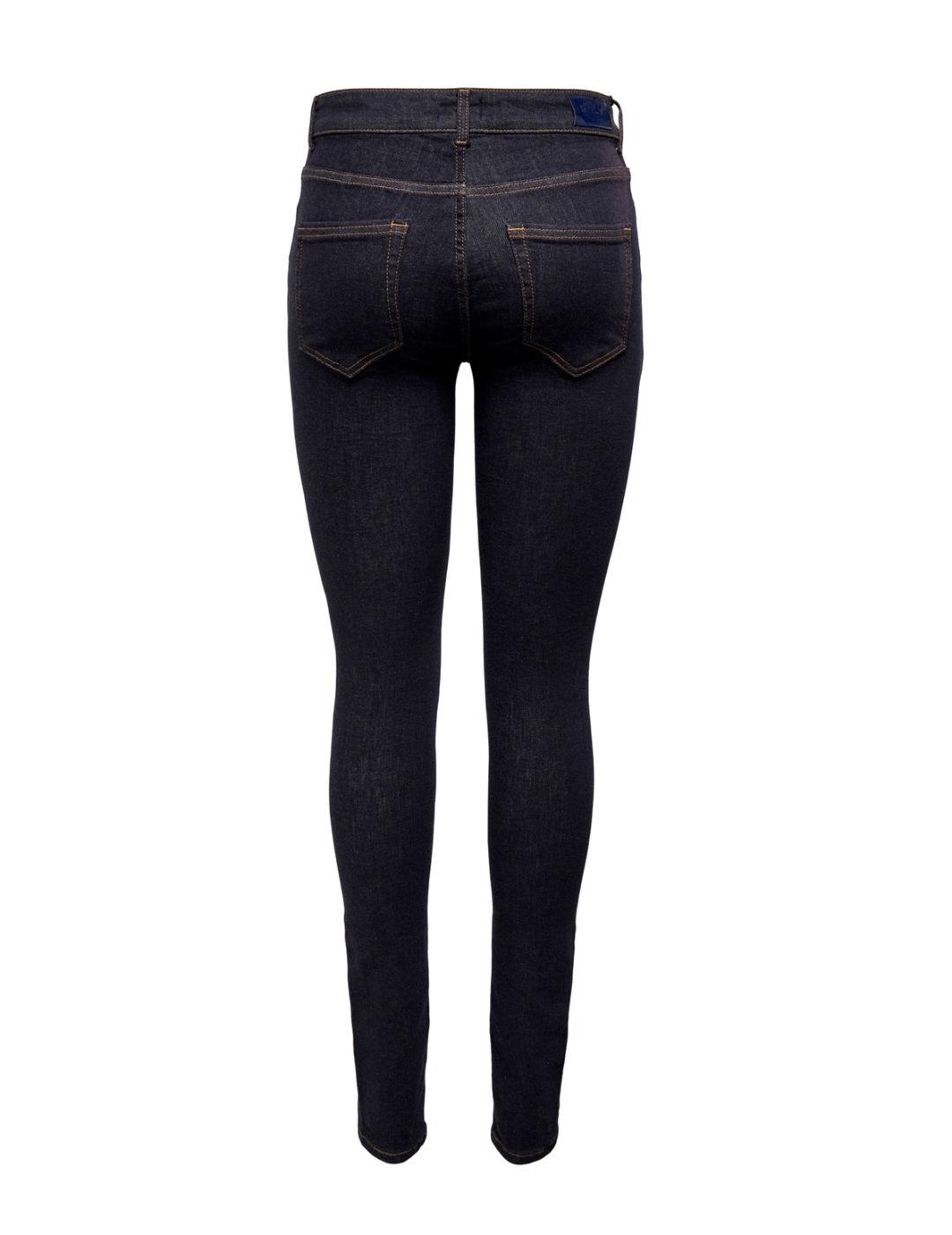 Pantalón vaquero Only Blush Skinny azul oscuro para mujer