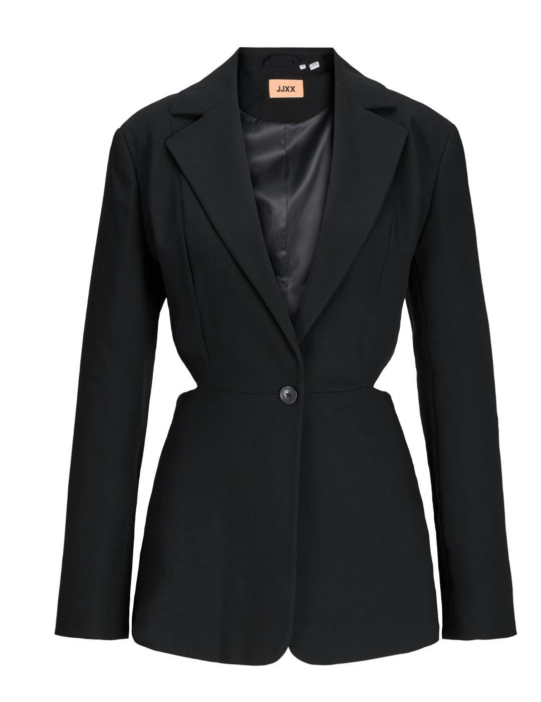 Chaqueta blazer JJXX Sofie negro abertura lateral para mujer