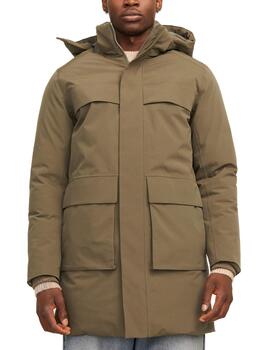 Parka Jack&Jones Blawave marrón para hombre-NF