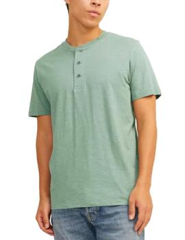 Camiseta Jack&Jones Blunixs verde manga corta para hombre