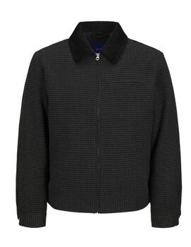 Chaqueta Jack&Jones Oreaton negro cuadros lana para hombre