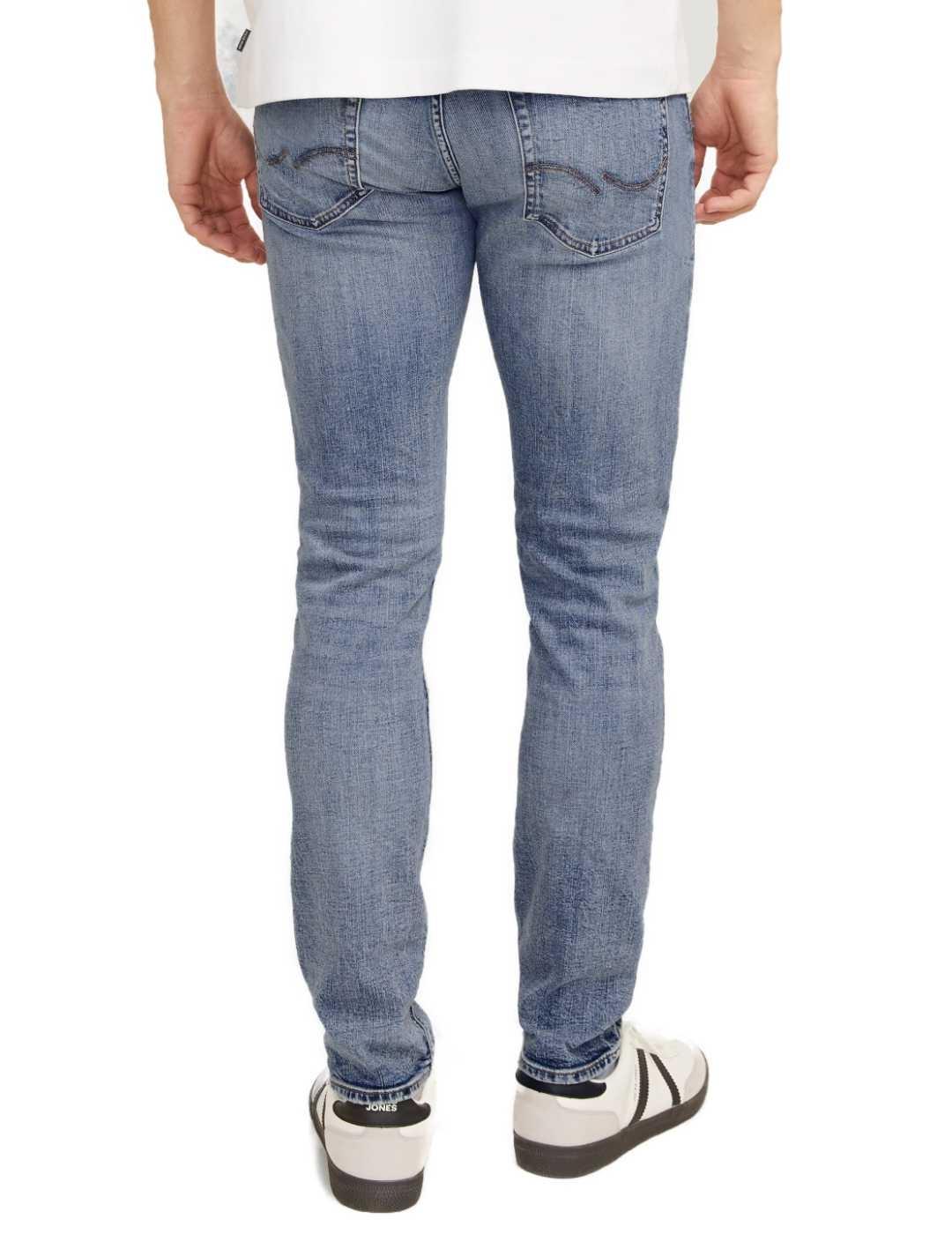 Pantalón vaquero Jack&Jones Glenn azul rotos para hombre