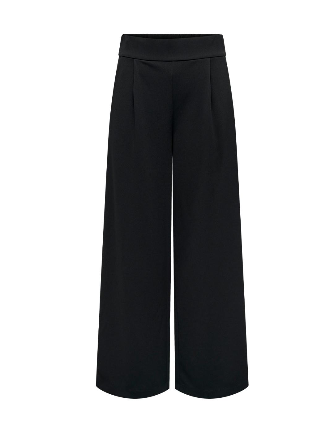 Pantalón JDY Geggo negro regular de tela para mujer