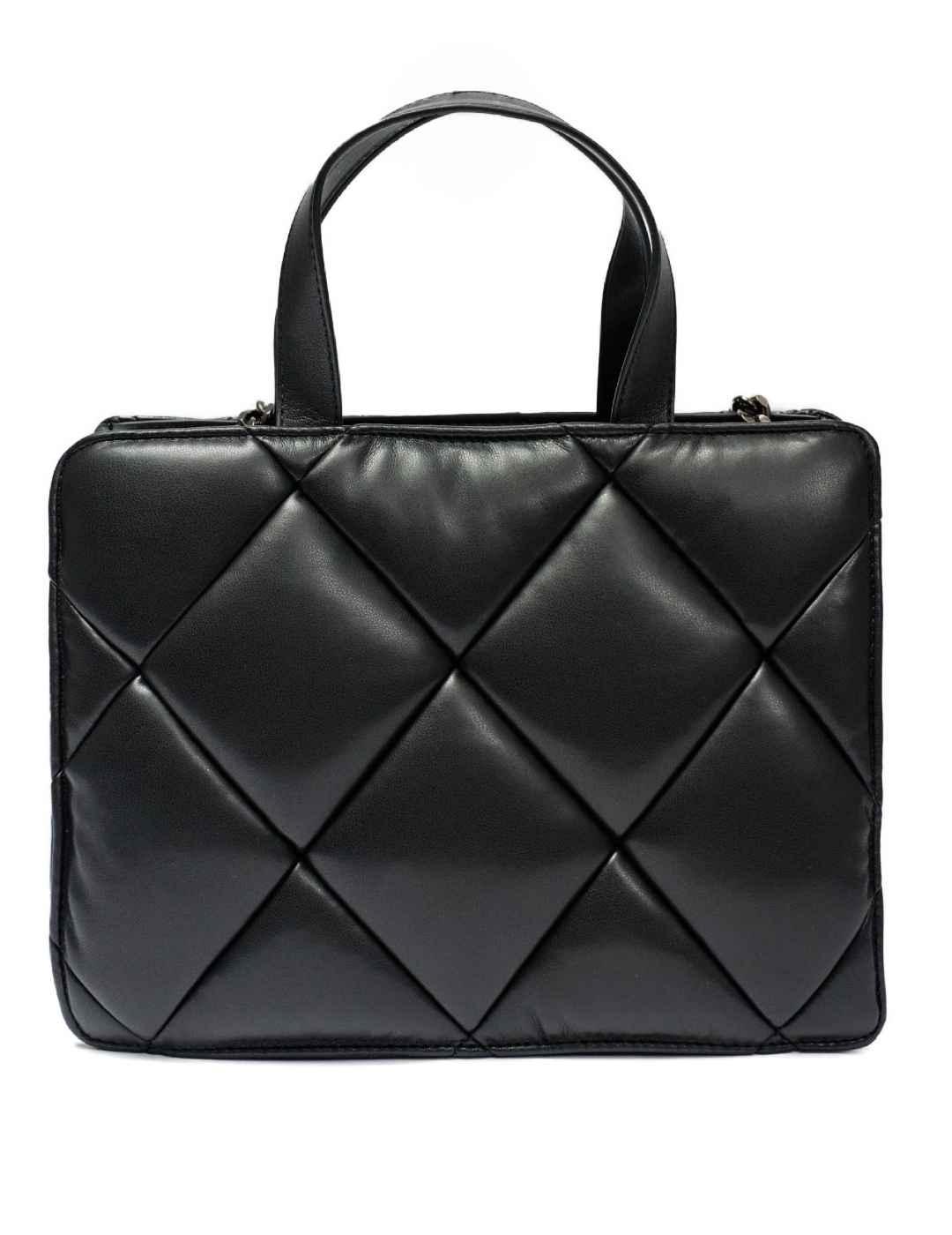 Bolso bandolera Salsa negro acolchado tachuelas de mujer