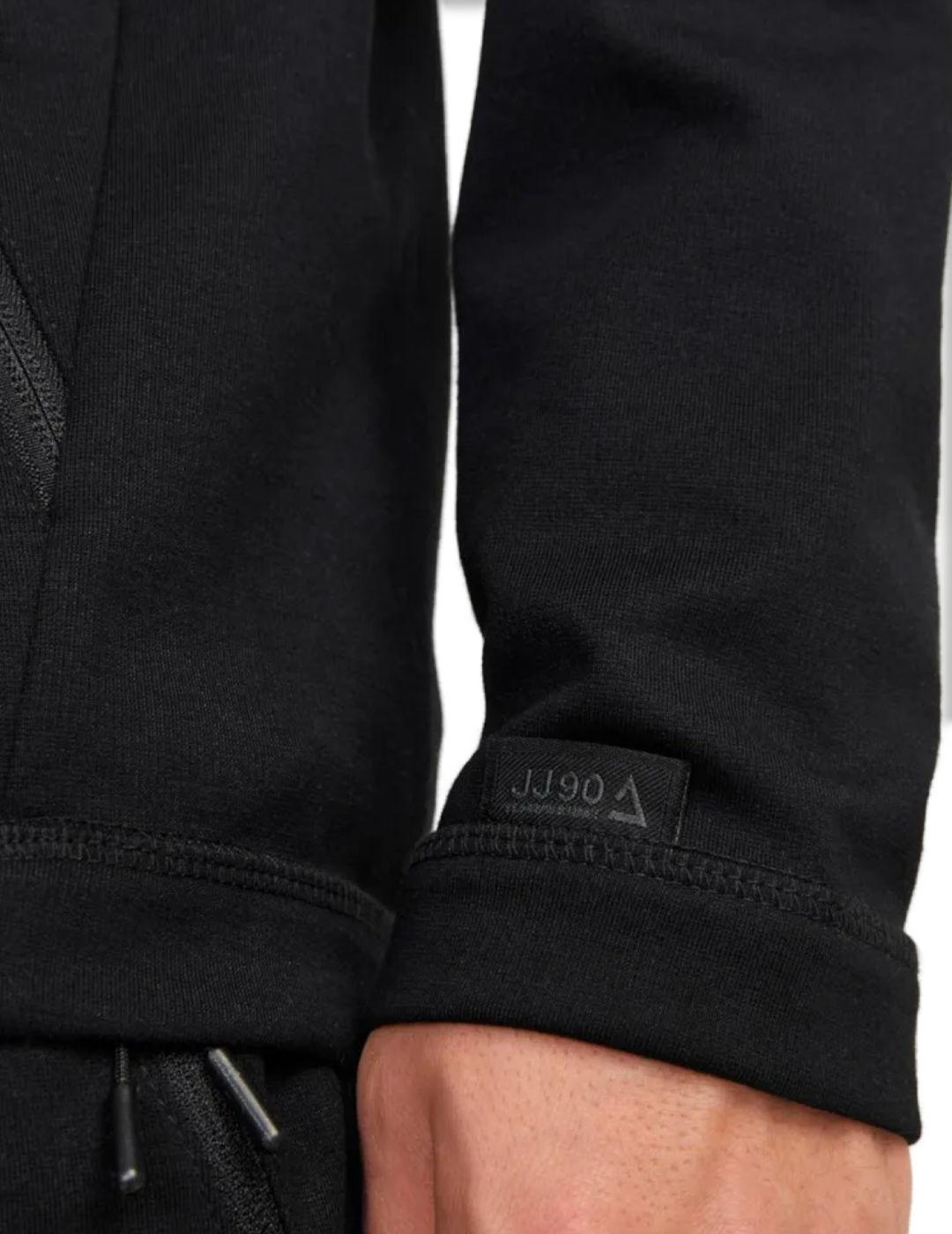 Sudadera Jack&Jones Cloud negro con cremallera para hombre