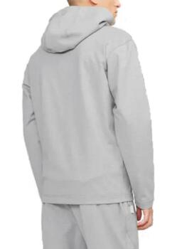 Sudadera Jack&Jones Cloud gris con cremallera para hombre