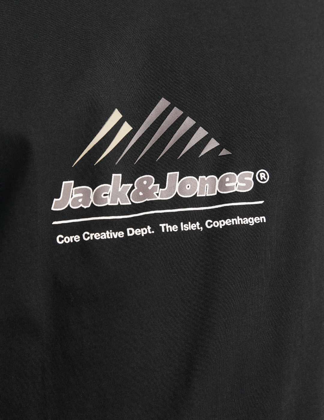 Camiseta Jack&Jones Lima negro manga corta para hombre