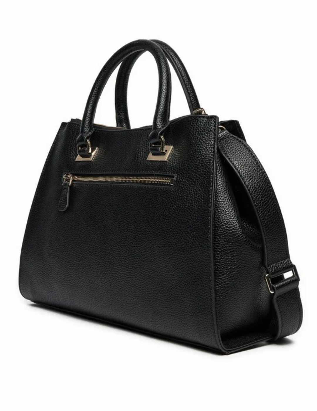 Bolso Guess Cresidia society negro con bandolera para mujer