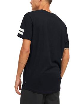 Camiseta Jack&Jones Coboro negro manga corta para hombre