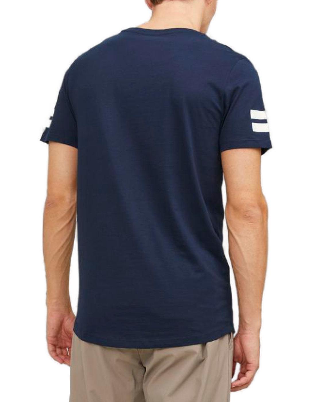 Camiseta Jack&Jones Coboro marino manga corta para hombre