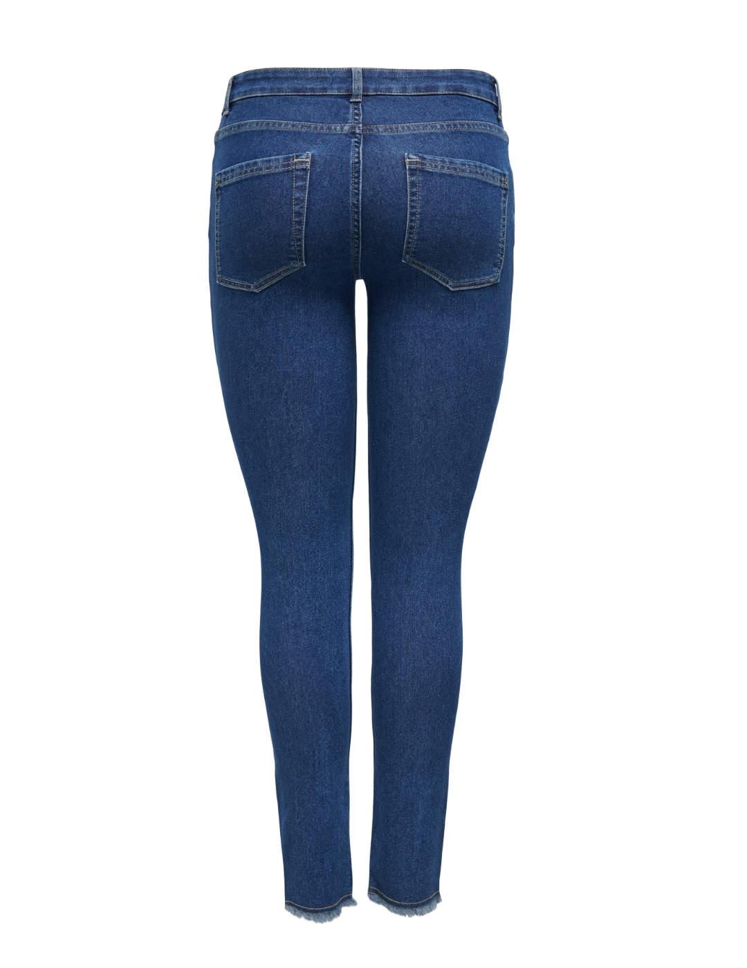 Pantalón vaquero Only Hush skinny azul oscuro para mujer