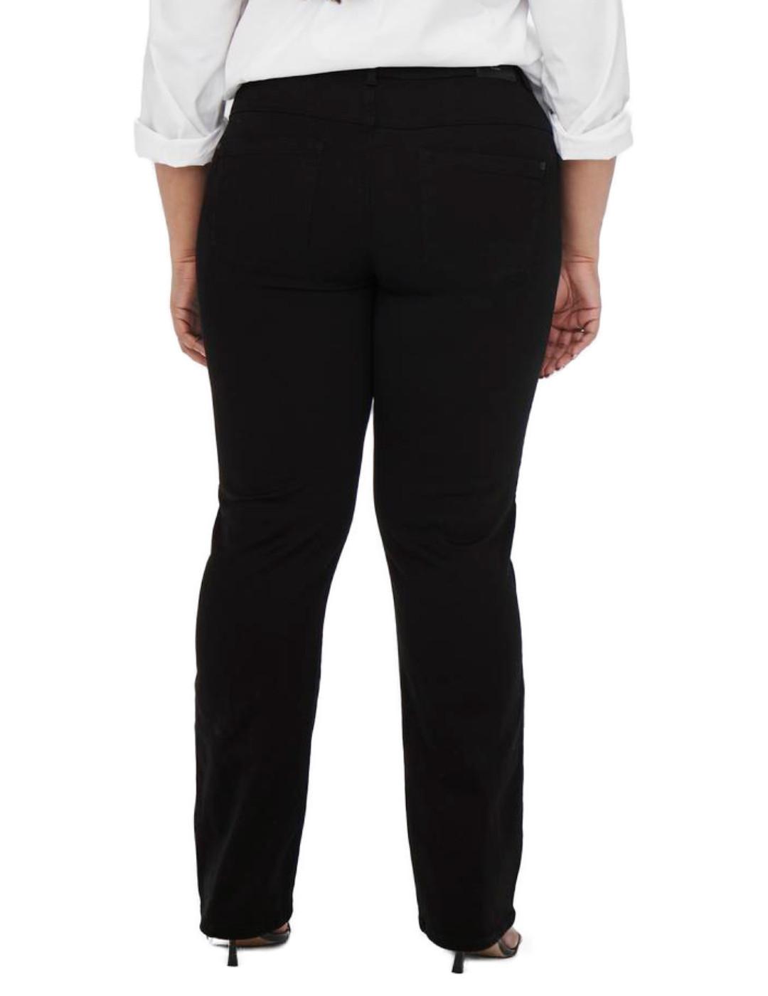 Pantalón vaquero Only Carmakoma negro straight para mujer