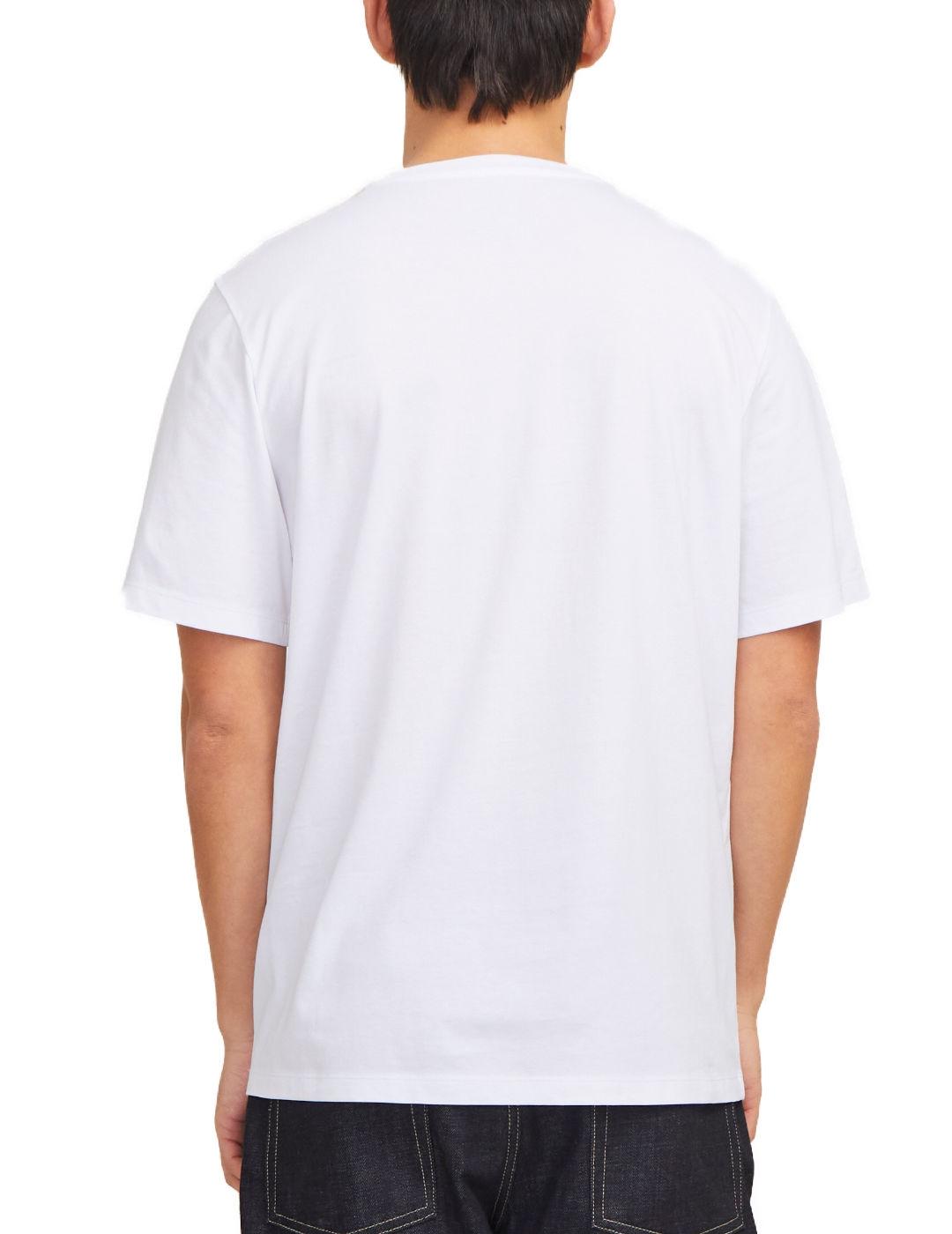 Camiseta Jack&Jones Logo blanco manga corta para hombre