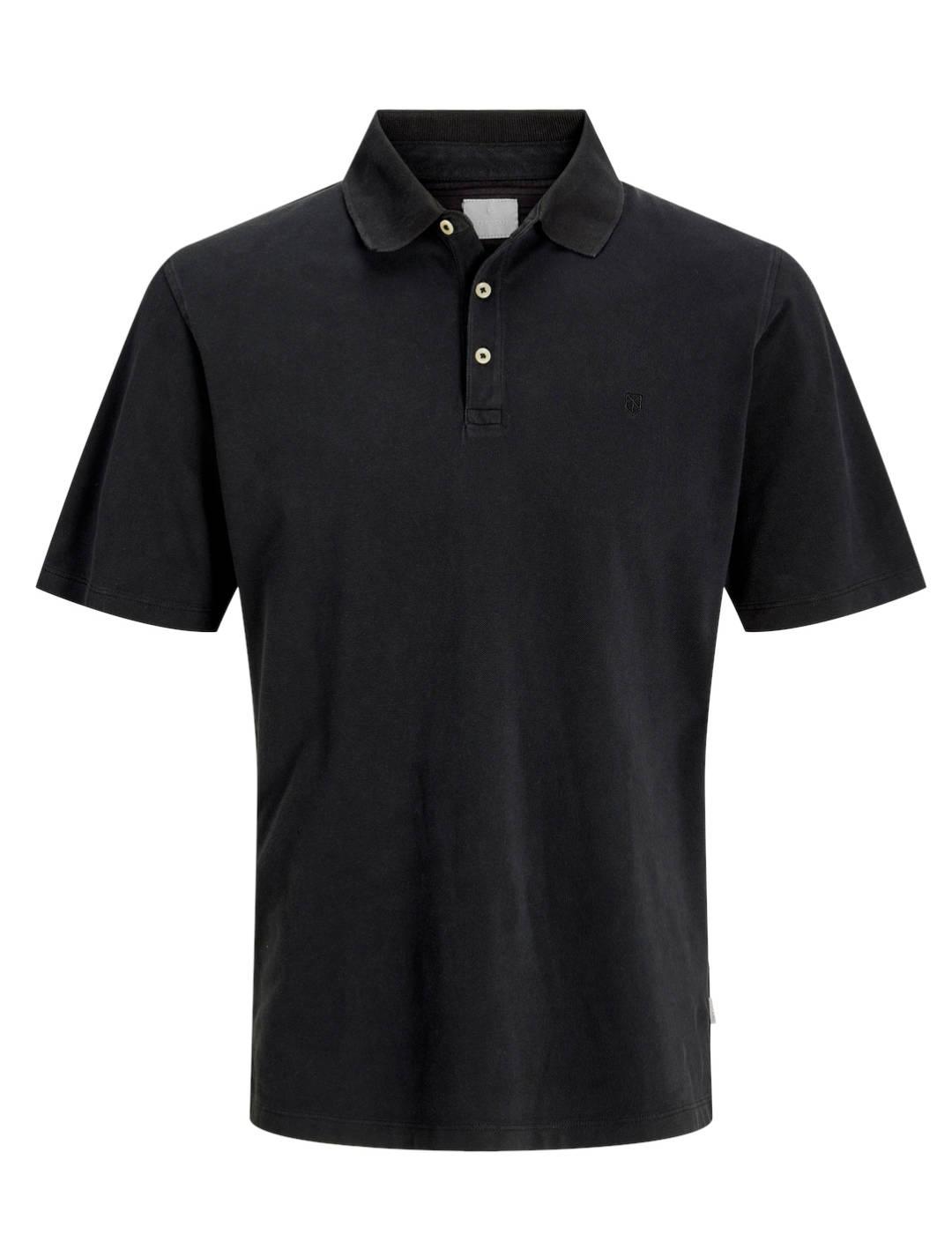 Polo Jack&Jones William negro manga corta para hombre