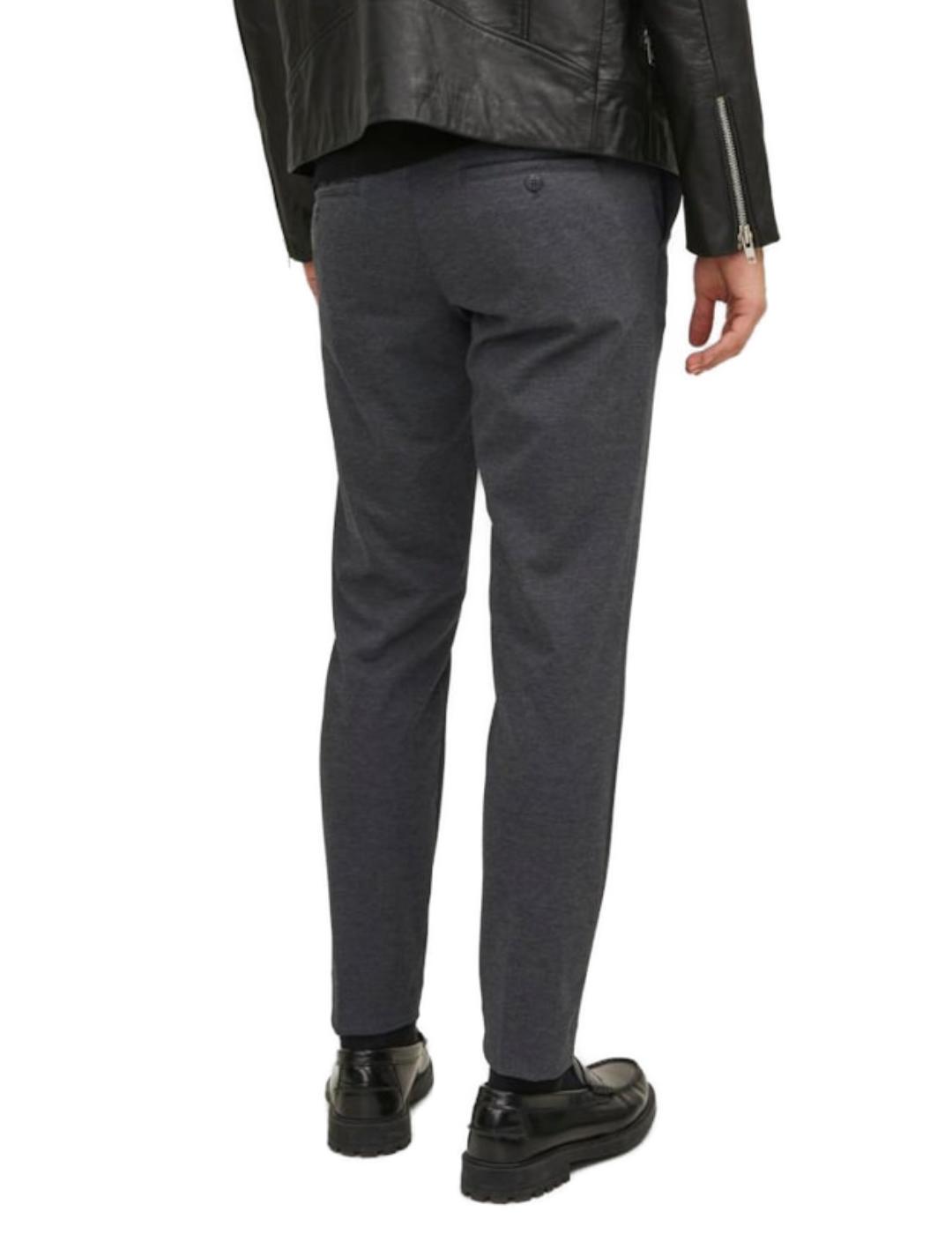 Chino Jack&Jones Marco gris oscuro de tela para hombre