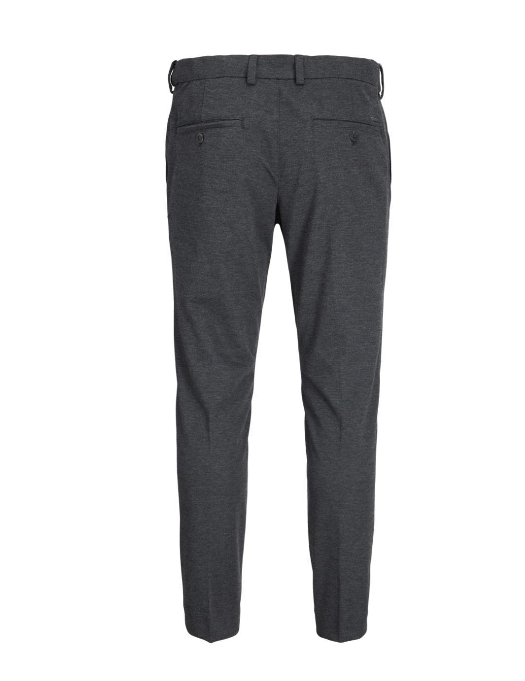 Chino Jack&Jones Marco gris oscuro de tela para hombre