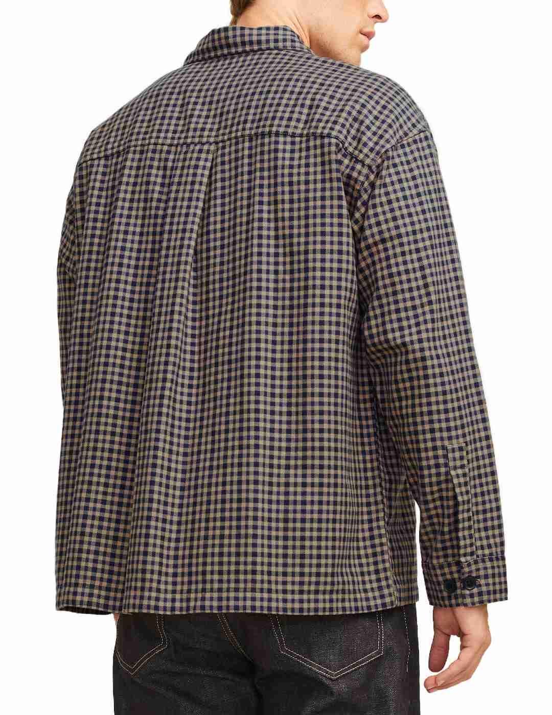 Camisa Jack&Jones Madison marrón cuadros para hombre