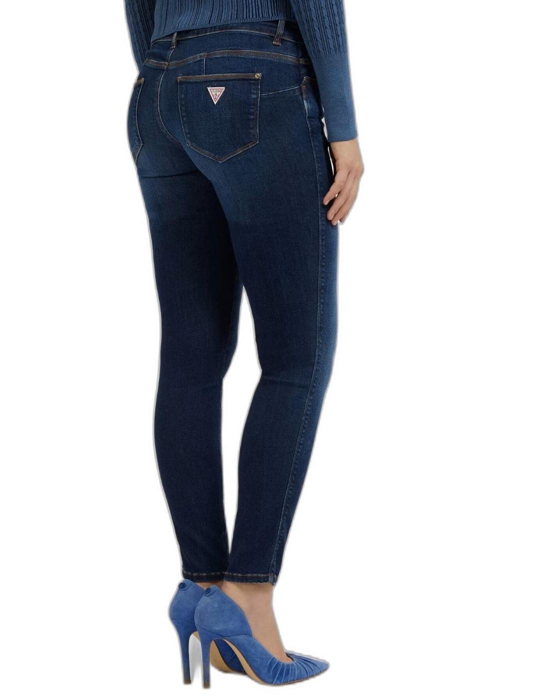 Pantalón vaquero Guess Curve X marino para mujer