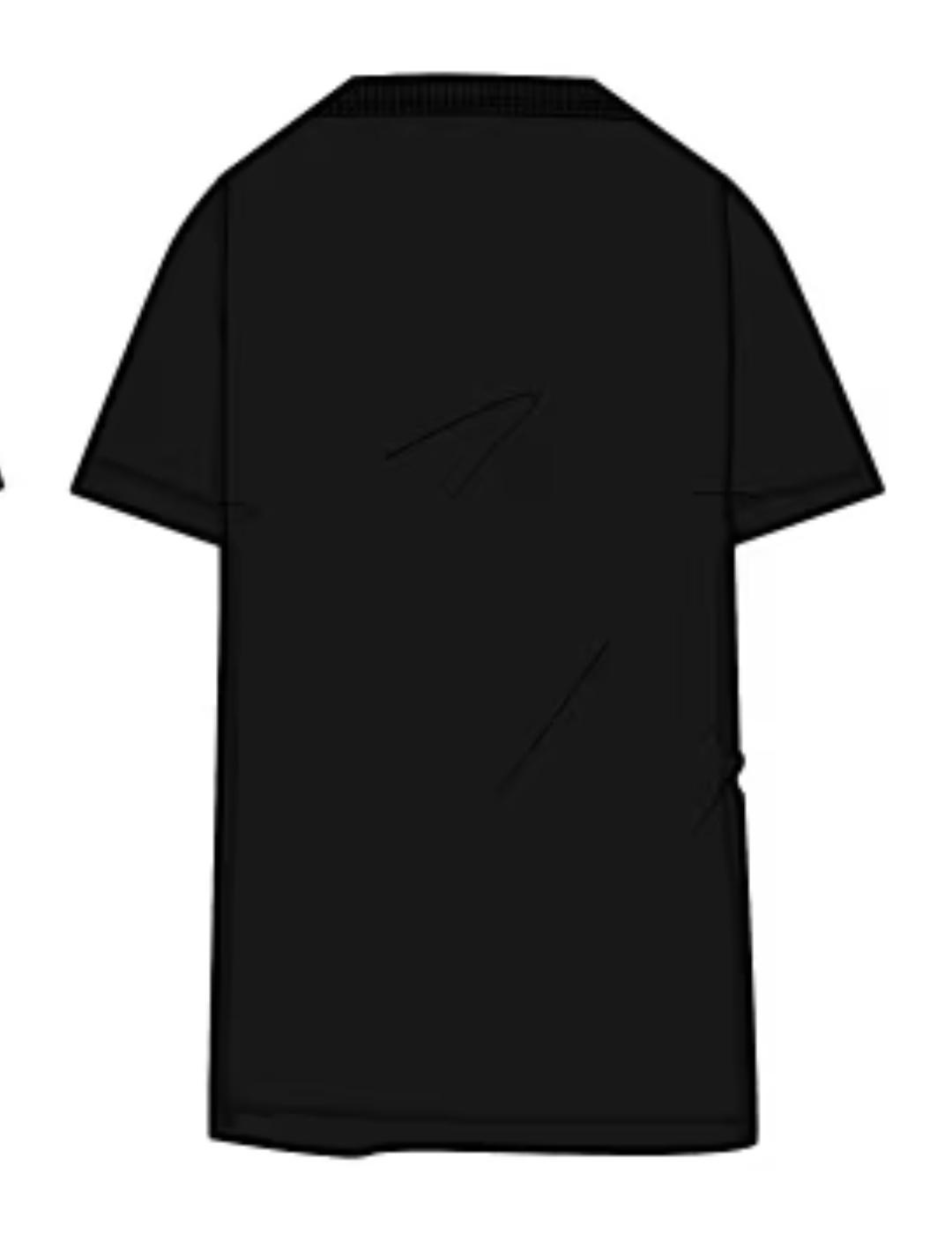 Camiseta Guess Triangle negro manga corta para hombre