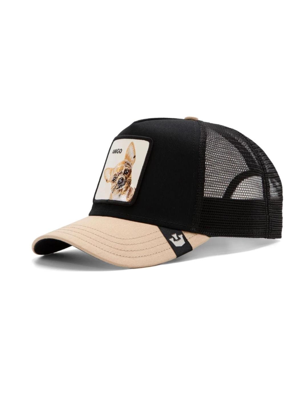 Gorra Goorin Bros The Amigo negra y beige para hombre