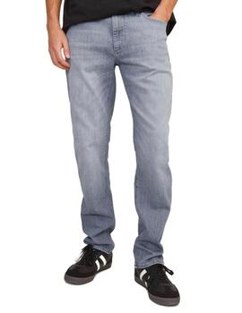 Pantalón vaquero Jack&Jones Clark gris regular para hombre