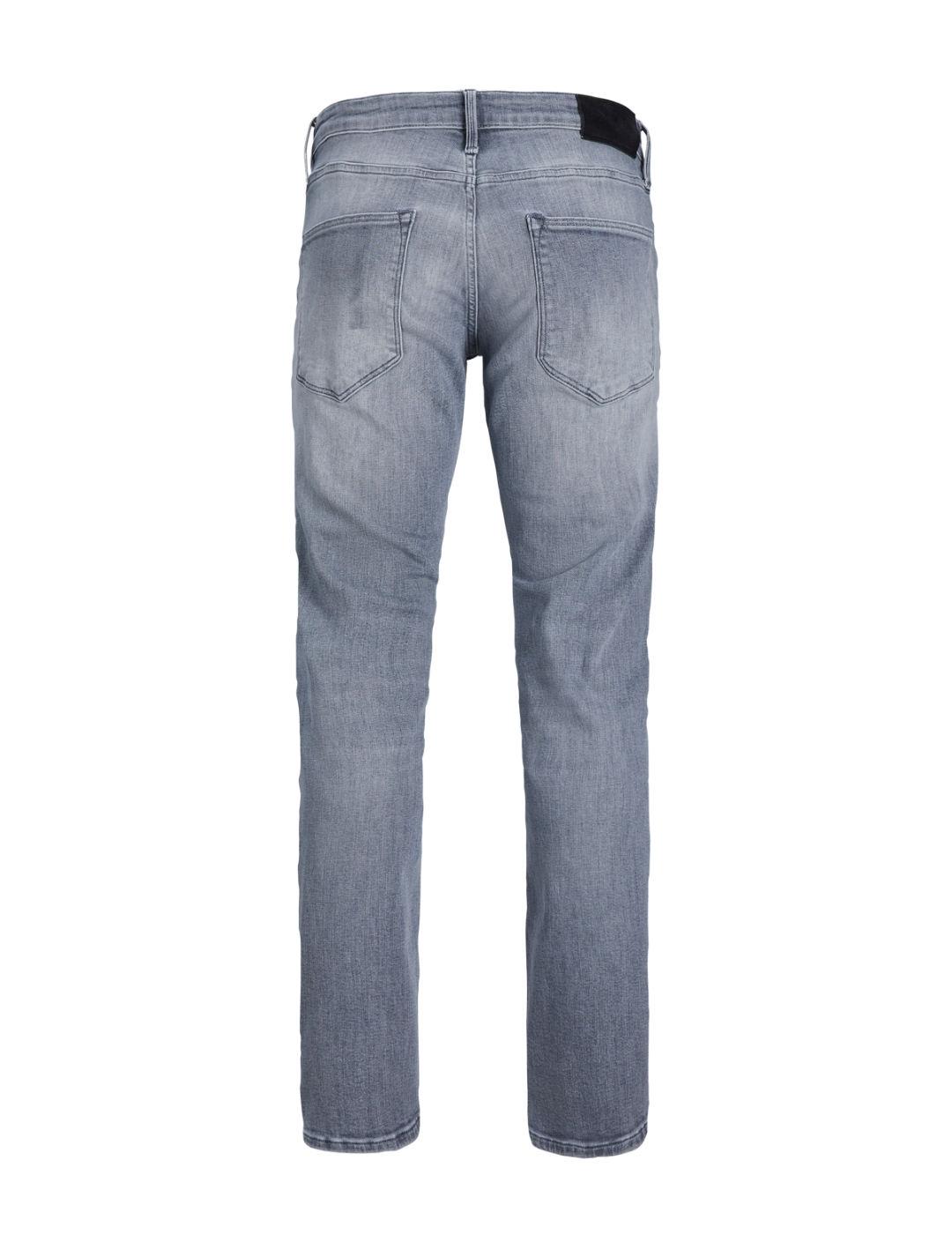 Pantalón vaquero Jack&Jones Clark gris regular para hombre