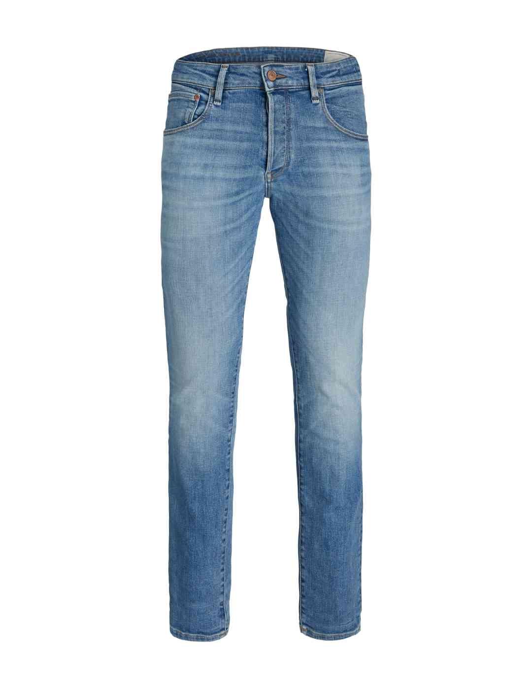 Pantalón vaquero Jack&Jones Tim azul straight para hombre