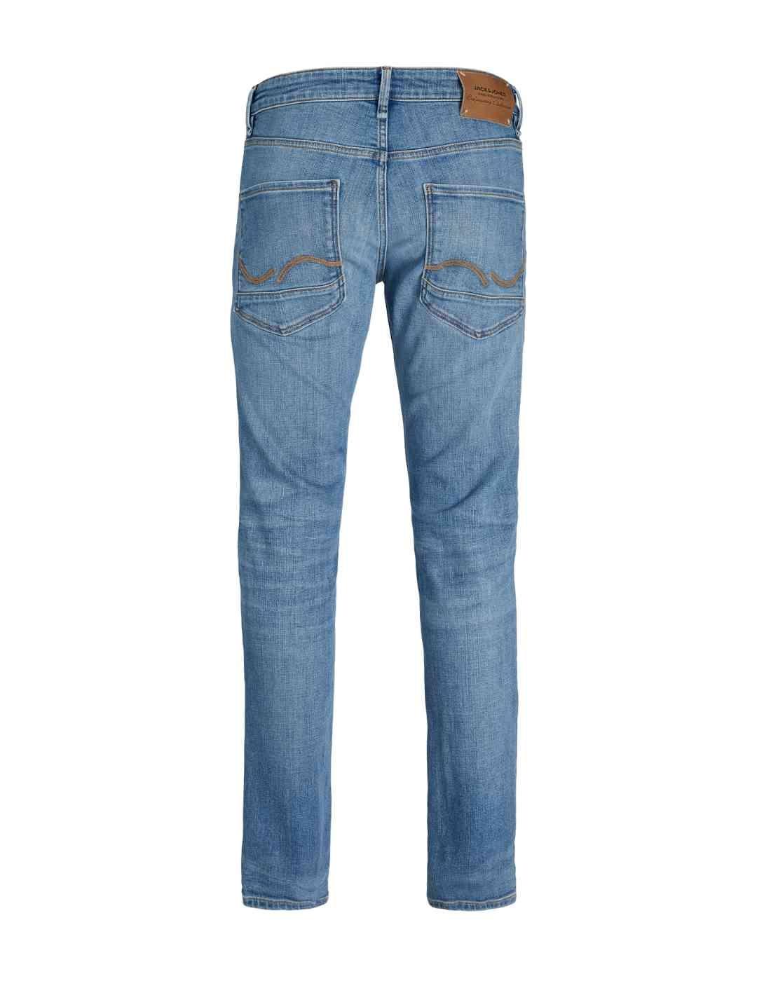 Pantalón vaquero Jack&Jones Tim azul straight para hombre