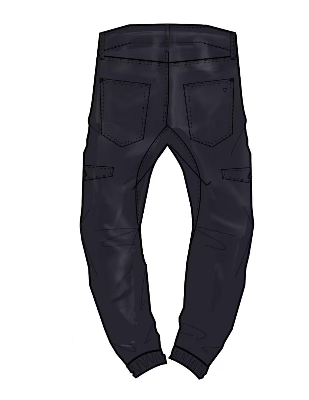 Pantalón cargo Guess New Combat azul marino para hombre