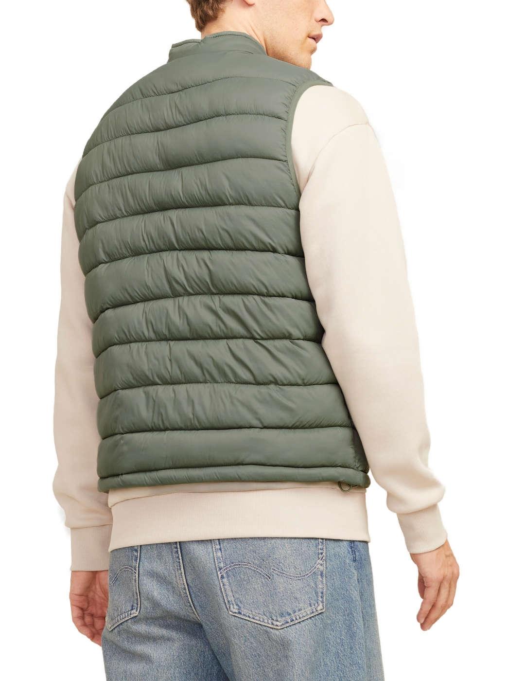 Chaleco Jack&Jones Mac acolchado verde para hombre