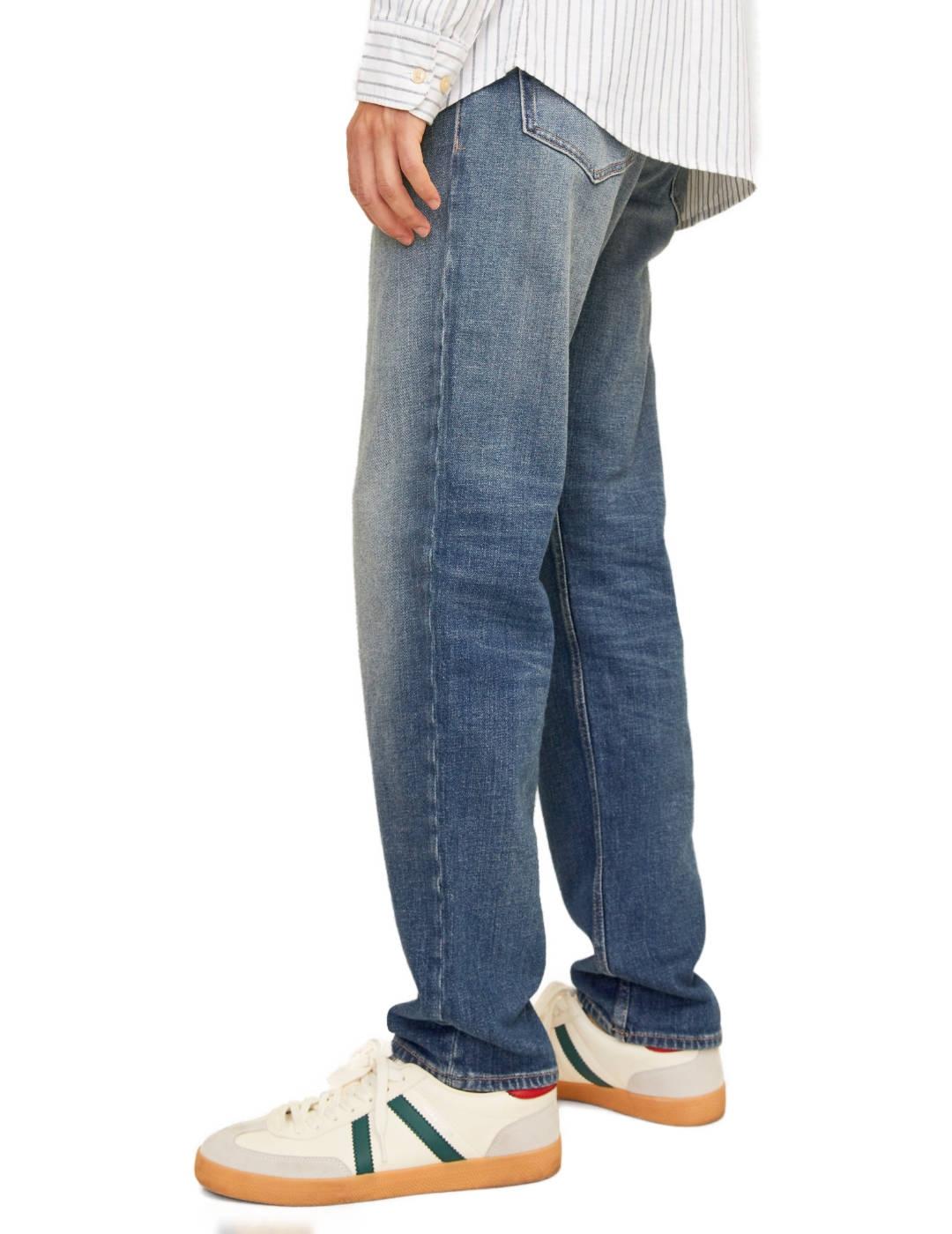 Pantalón vaquero Jack&Jones Mike azul desgastado para hombre