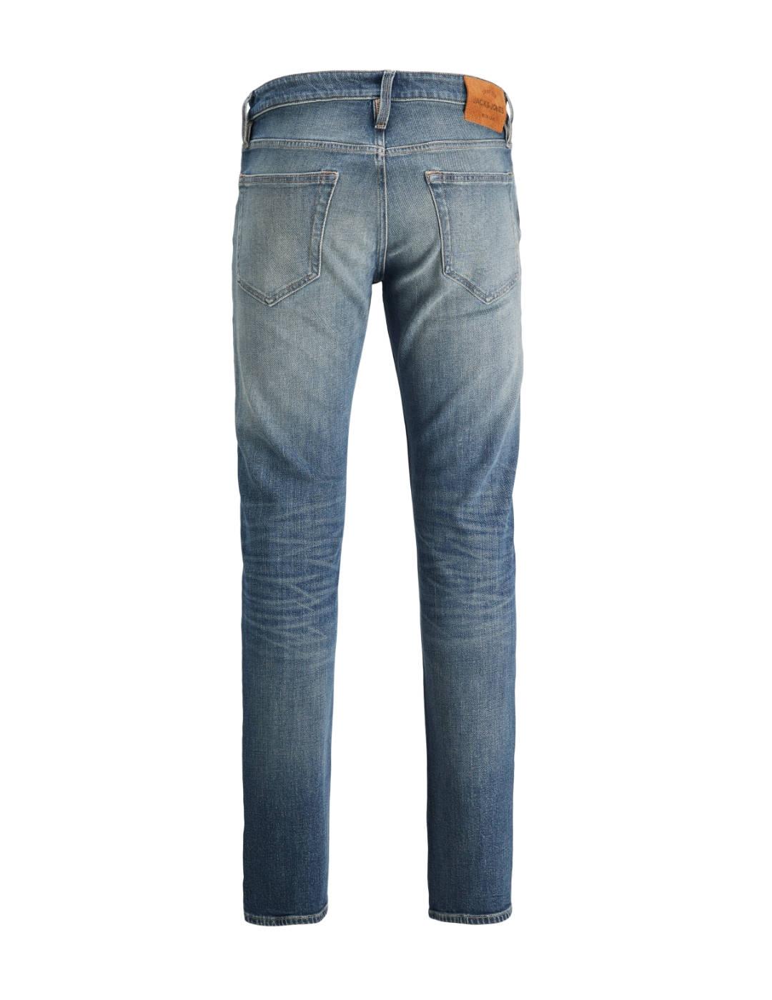 Pantalón vaquero Jack&Jones Mike azul desgastado para hombre