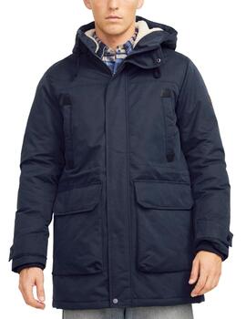 Parka Jack&Jones Polar marino borreguillo para hombre